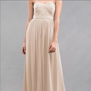 Jenny Yoo Aidan Nude Long Dress